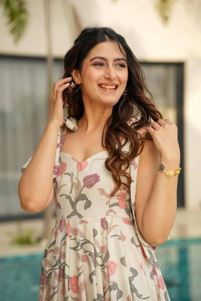 AAYAA DEVI VOL-08 801 TO 803 DESIGNER COTTON GOWN WHOLESALER IN INDIA